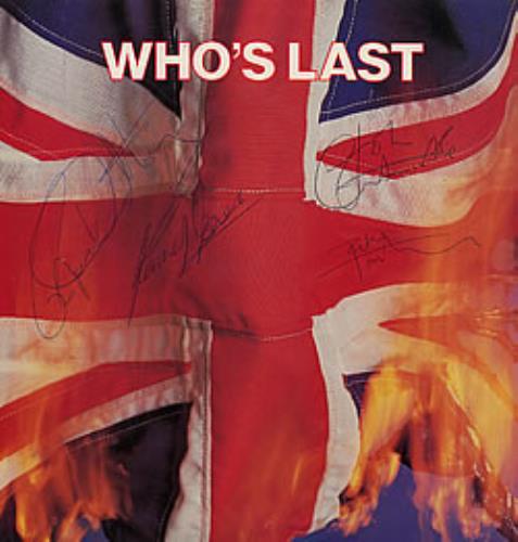 The Who Who's Last - Autographed 2-LP vinyl record set (Double LP Album) UK WHO2LWH271760