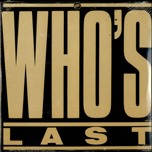 The Who Who's Last - Sealed 2-LP vinyl record set (Double LP Album) Canadian WHO2LWH504609