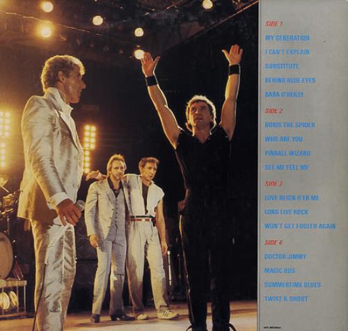 The Who Who's Last vinyl LP album (LP record) Japanese WHOLPWH195397