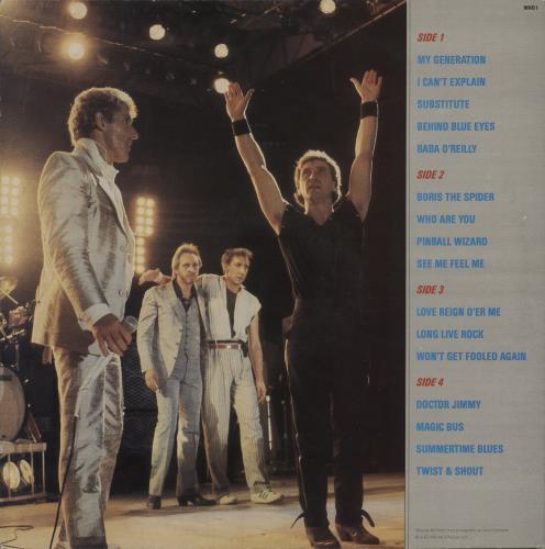 The Who Who's Last 2-LP vinyl record set (Double LP Album) UK WHO2LWH205704