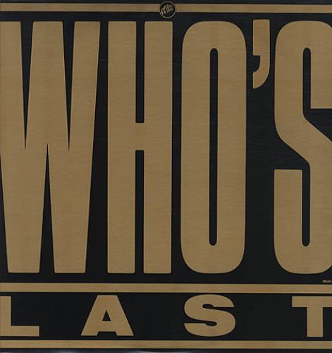 The Who Who's Last 2-LP vinyl record set (Double LP Album) US WHO2LWH343046