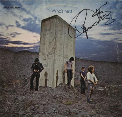The Who Who's Next - Autographed By Roger Daltry vinyl LP album (LP record) US WHOLPWH401716