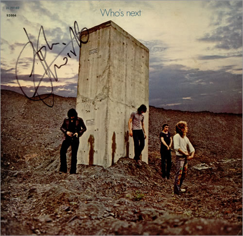 The Who Who's Next - Autographed vinyl LP album (LP record) US WHOLPWH451855