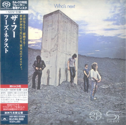 The Who Who's Next super audio CD SACD Japanese WHOSAWH504833