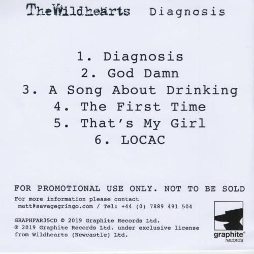 The Wildhearts Diagnosis CD-R acetate UK WDHCRDI729477