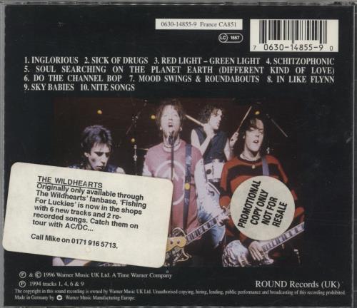 The Wildhearts Fishing For Luckies - 3D Sleeve CD album (CDLP) UK WDHCDFI881897
