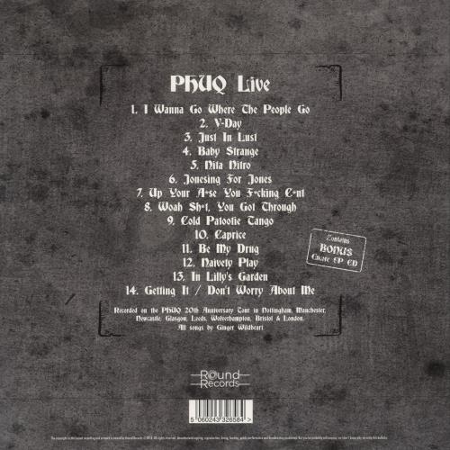 The Wildhearts Never Outdrunk � Never Outsung (PHUQ Live) 2-LP vinyl record set (Double LP Album) UK WDH2LNE869008