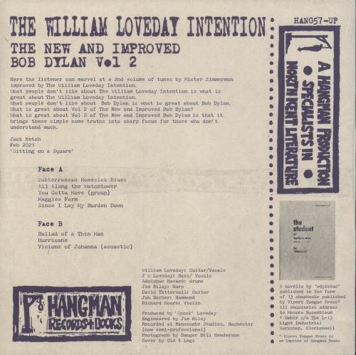 The William Loveday Intention The New And Improved Bob Dylan Vol 2 - Sealed vinyl LP album (LP record) UK 8HELPTH878395