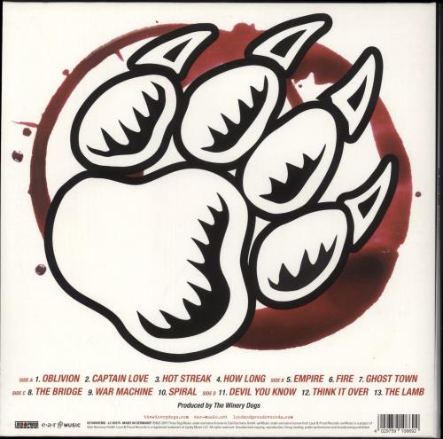 The Winery Dogs Hot Streak 2-LP vinyl record set (Double LP Album) UK WWZ2LHO892373