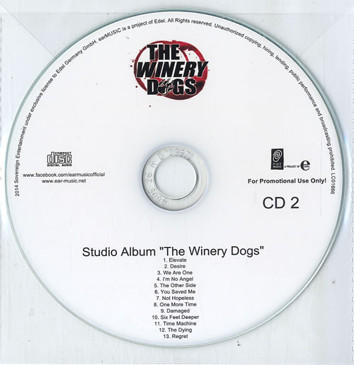 The Winery Dogs Unleashed In Japan CD-R acetate UK WWZCRUN609721