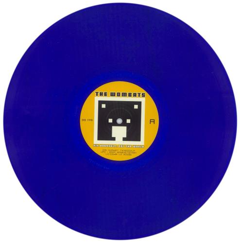 The Wombats Fix Yourself, Not The World - Blue Vinyl - Autographed vinyl LP album (LP record) UK TWZLPFI865216