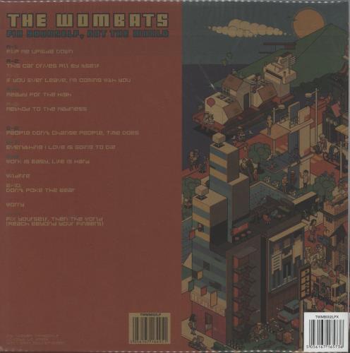 The Wombats Fix Yourself, Not The World picture disc LP (vinyl picture disc album) UK TWZPDFI872819