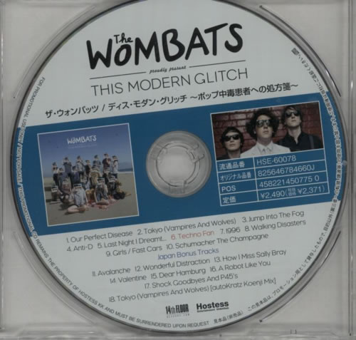 The Wombats This Modern Glitch + PR CD album (CDLP) Japanese TWZCDTH607191