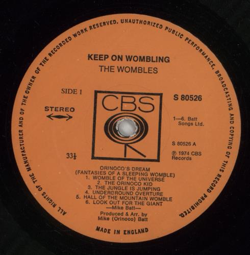 The Wombles Keep On Wombling + insert vinyl LP album (LP record) UK WMBLPKE577091