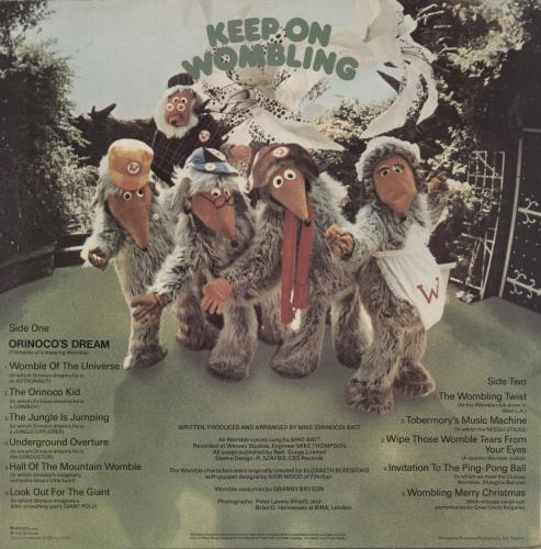 The Wombles Keep On Wombling + insert vinyl LP album (LP record) UK WMBLPKE577091