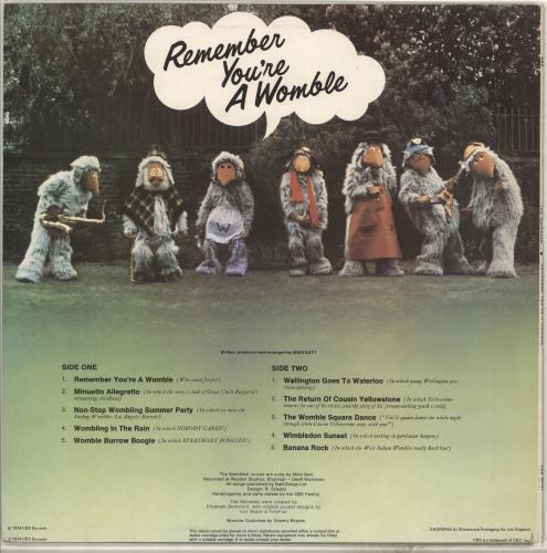 The Wombles Remember You're A Womble vinyl LP album (LP record) UK WMBLPRE707667