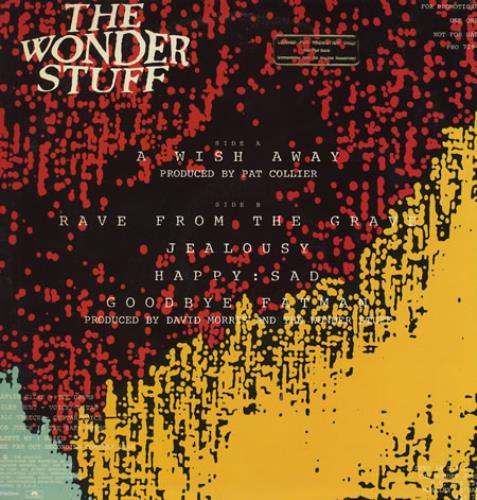 The Wonder Stuff A Wish Away 12" vinyl single (12 inch record / Maxi-single) US WON12AW03928