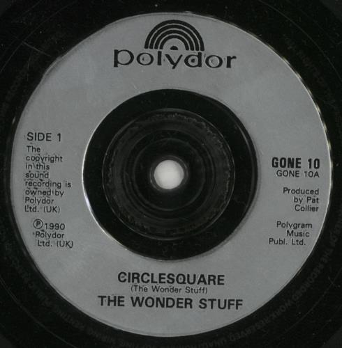 The Wonder Stuff Circlesquare - Double Sleeve 7" vinyl single (7 inch record / 45) UK WON07CI40695