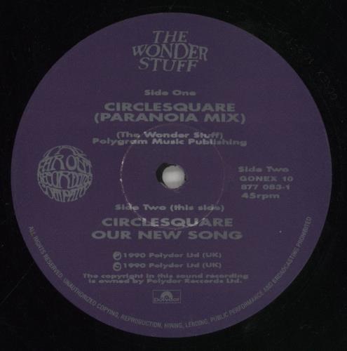 The Wonder Stuff Circlesquare 12" vinyl single (12 inch record / Maxi-single) UK WON12CI105391