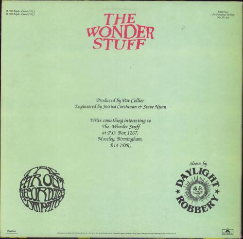 The Wonder Stuff Don't Let Me Down Gently 12" vinyl single (12 inch record / Maxi-single) US WON12DO07726
