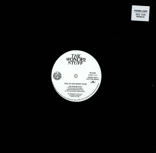The Wonder Stuff Full Of Life - 2 promos 12" vinyl single (12 inch record / Maxi-single) UK WON12FU483272