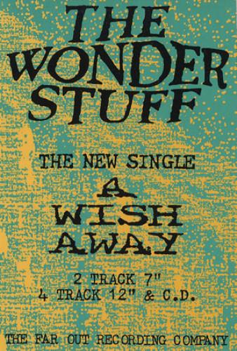 The Wonder Stuff Golden Green & A Wish Away - Sticker Set memorabilia UK WONMMGO378303
