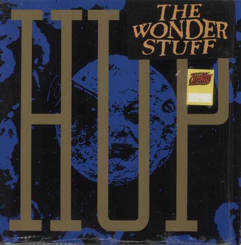 The Wonder Stuff Hup - Band Logo Sticker- Shrink vinyl LP album (LP record) UK WONLPHU879441