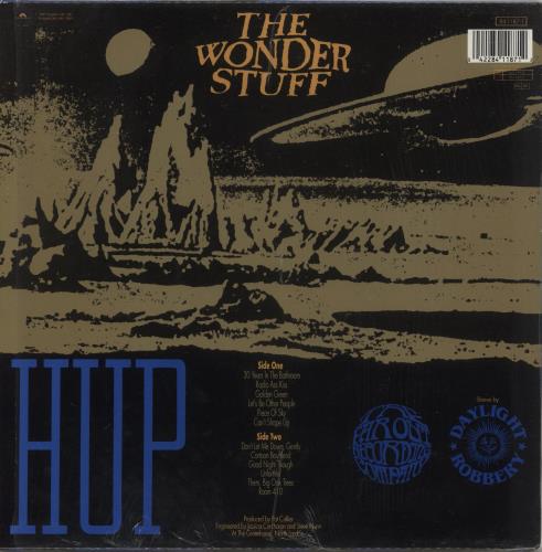 The Wonder Stuff Hup - Band Logo Sticker- Shrink vinyl LP album (LP record) UK WONLPHU879441