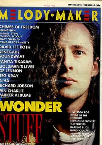 The Wonder Stuff Melody Maker magazine UK WONMAME295063