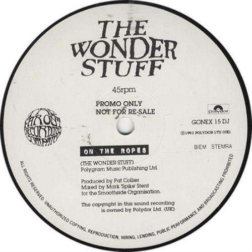 The Wonder Stuff On The Ropes 12" vinyl single (12 inch record / Maxi-single) UK WON12ON34619