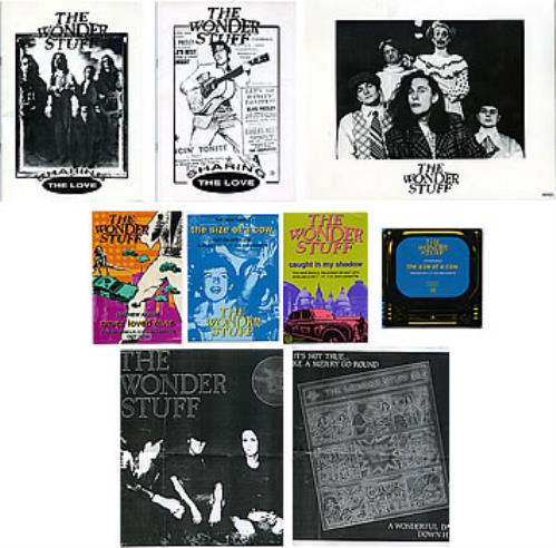 The Wonder Stuff Selection Of Paper Goods memorabilia UK WONMMSE284355
