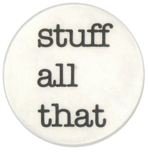 The Wonder Stuff Stuff All That badge UK WONBGST507680