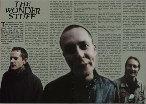 The Wonder Stuff The Longest Day tour programme UK WONTRTH637136