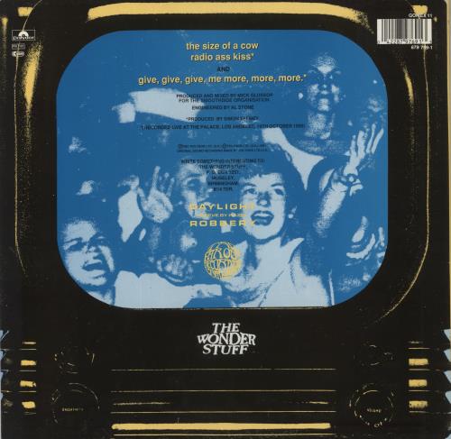 The Wonder Stuff The Size Of A Cow 12" vinyl single (12 inch record / Maxi-single) UK WON12TH165031