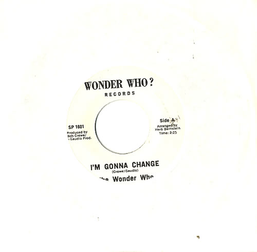 The Wonder Who I'm Gonna Change 7" vinyl single (7 inch record / 45) US T0W07IM594327