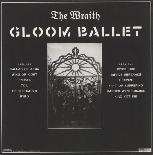The Wraith Gloom Ballet vinyl LP album (LP record) US 9IXLPGL866730
