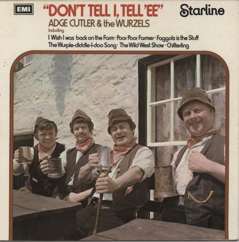 The Wurzels Don't Tell I, Tell 'Ee vinyl LP album (LP record) UK WZSLPDO458320
