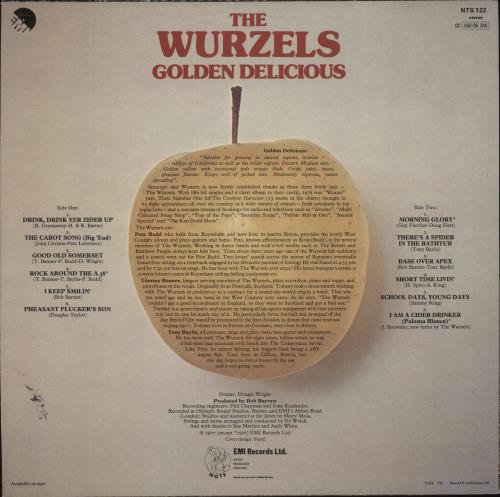 The Wurzels Golden Delicious vinyl LP album (LP record) UK WZSLPGO458079