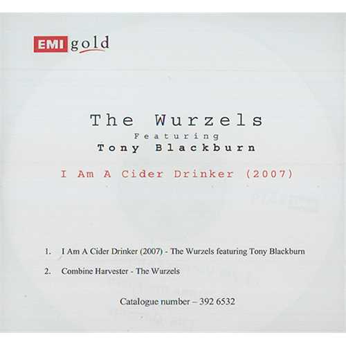 The Wurzels I Am A Cider Drinker CD-R acetate UK WZSCRIA407549