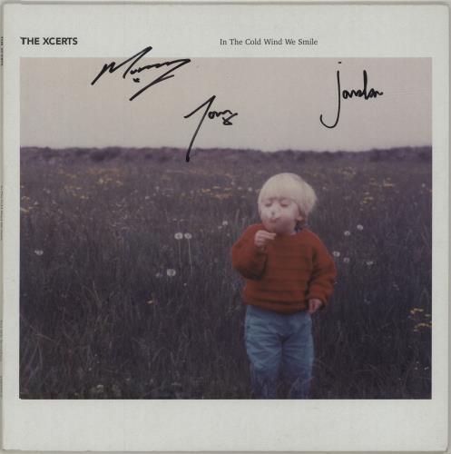The Xcerts In The Cold Wind We Smile - Autographed vinyl LP album (LP record) UK U3ELPIN688466