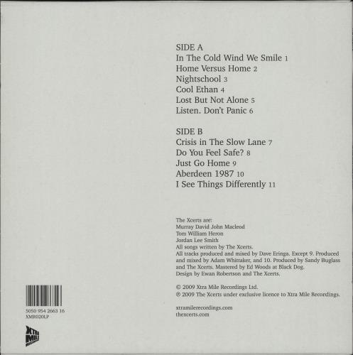 The Xcerts In The Cold Wind We Smile vinyl LP album (LP record) UK U3ELPIN756231