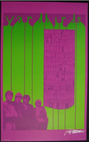 The Yardbirds Concert Poster poster US YDBPOCO373558
