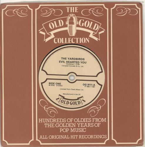 The Yardbirds Evil Hearted You 7" vinyl single (7 inch record / 45) UK YDB07EV713503