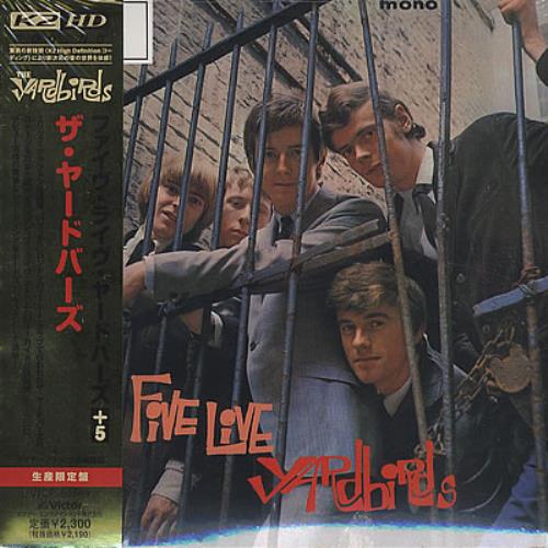 The Yardbirds Five Live Yardbirds CD album (CDLP) Japanese YDBCDFI365238