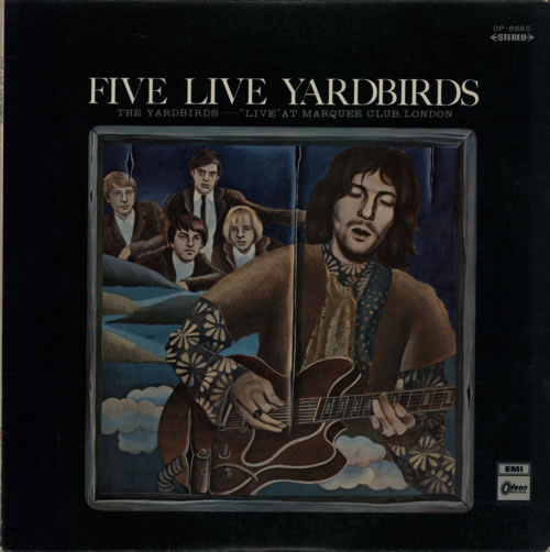 The Yardbirds Five Live Yardbirds vinyl LP album (LP record) Japanese YDBLPFI593932