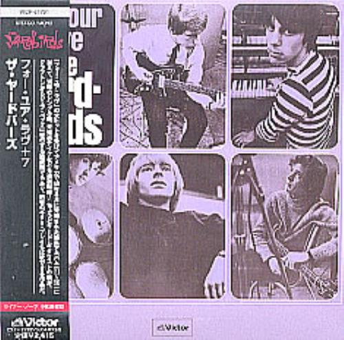 The Yardbirds For Your Love CD album (CDLP) Japanese YDBCDFO212217