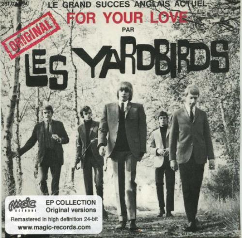 The Yardbirds For Your Love CD single (CD5 / 5") French YDBC5FO371915