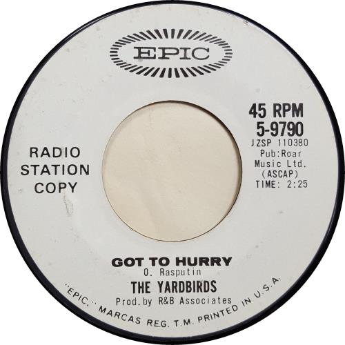 The Yardbirds For Your Love 7" vinyl single (7 inch record / 45) US YDB07FO643826