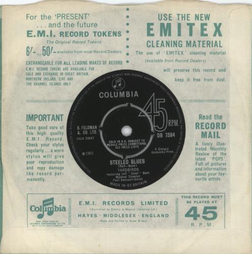 The Yardbirds Heart Full Of Soul - Hermusic Credit 7" vinyl single (7 inch record / 45) UK YDB07HE783389