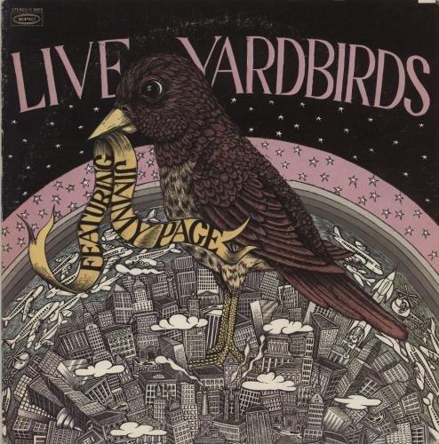 The Yardbirds Live Yardbirds Featuring Jimmy Page vinyl LP album (LP record) US YDBLPLI859292